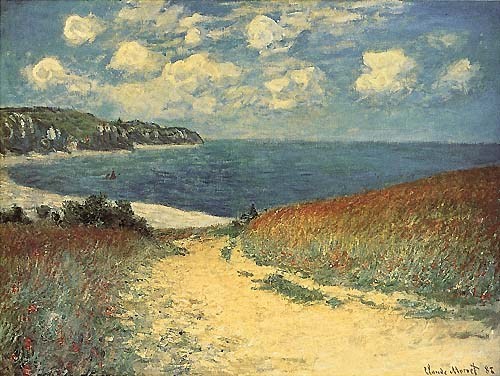 Claude Monet Chemin dans les Bles a Pourville